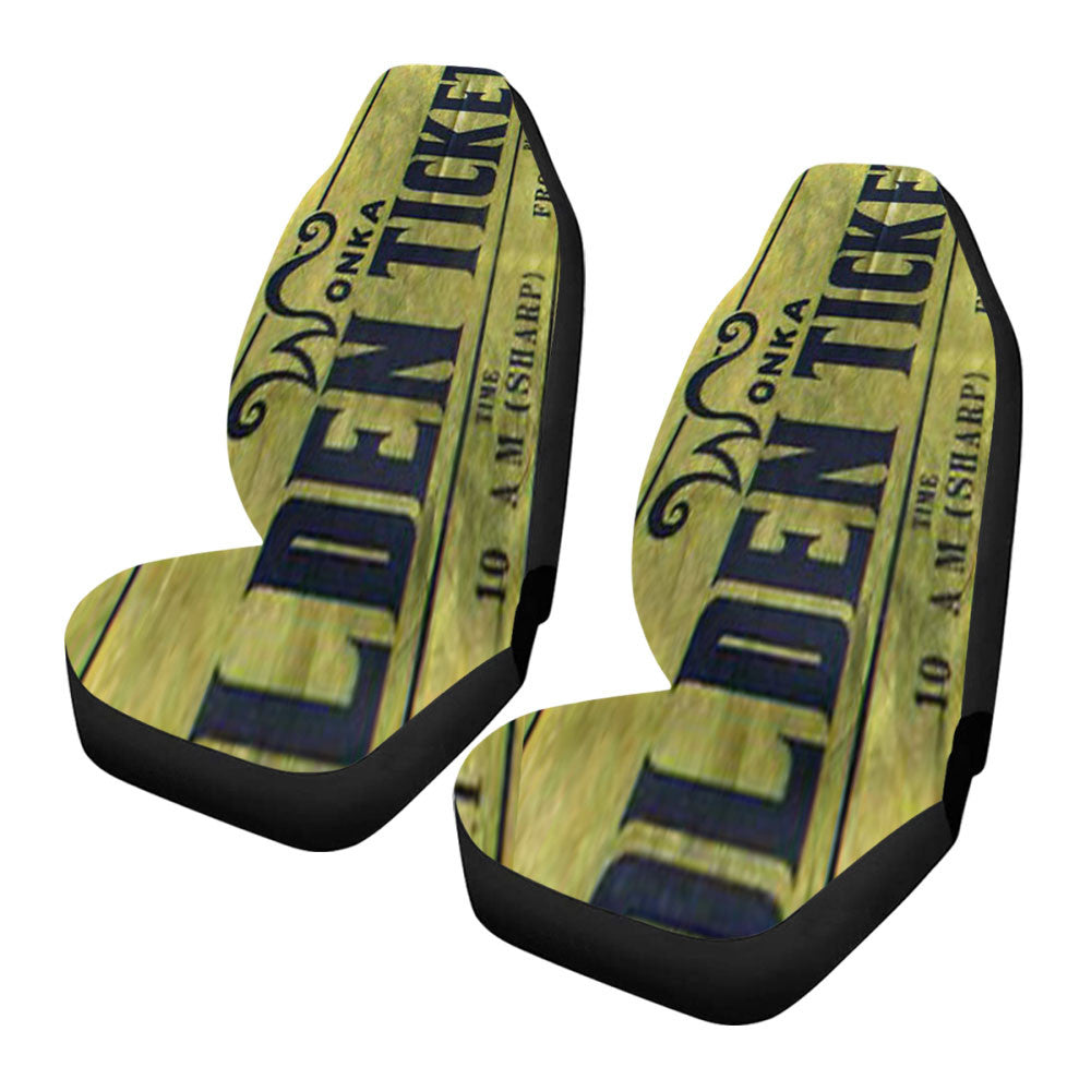 Willy Wonka Golden Ticket Car Seat Covers