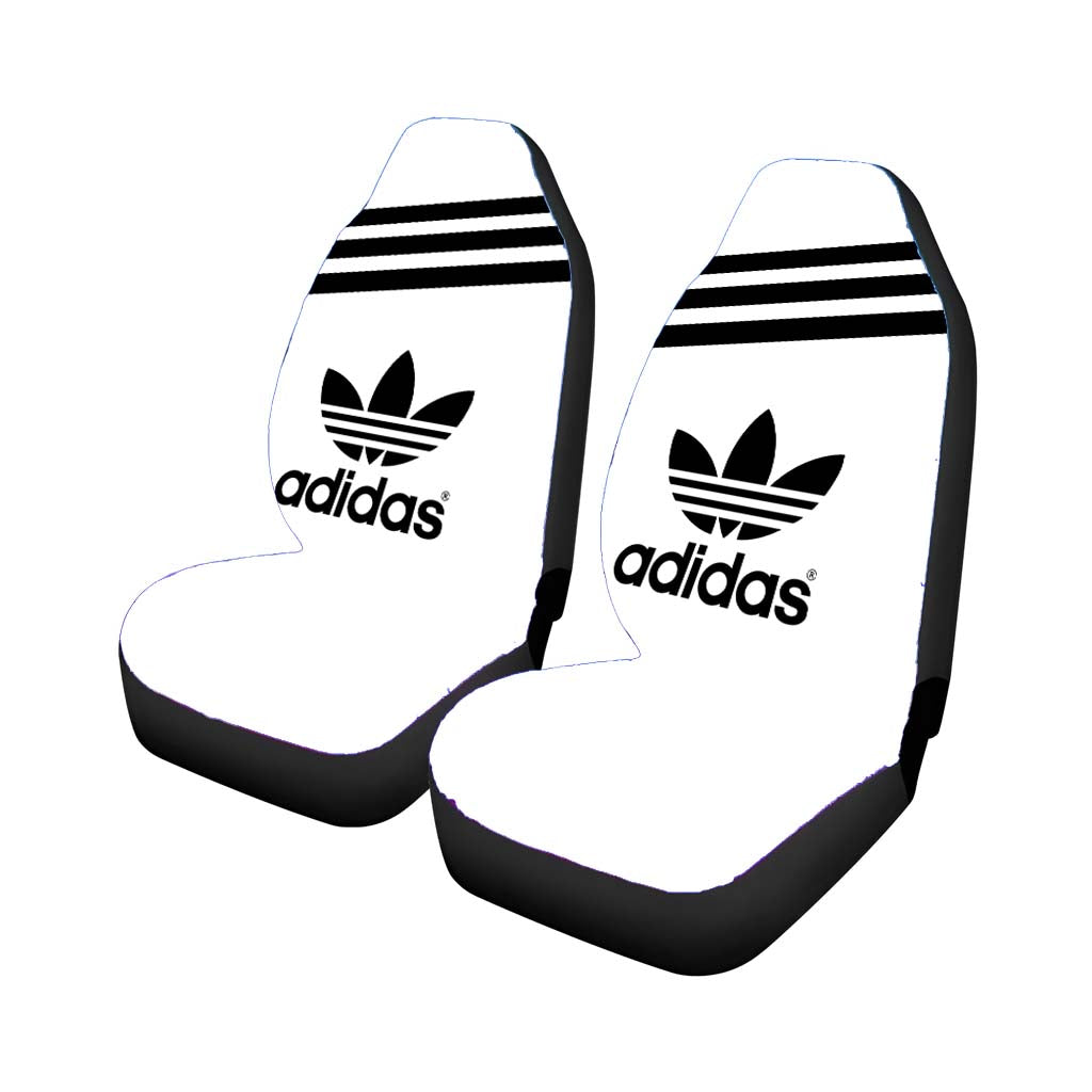 Adidas White Background car Seat Covers