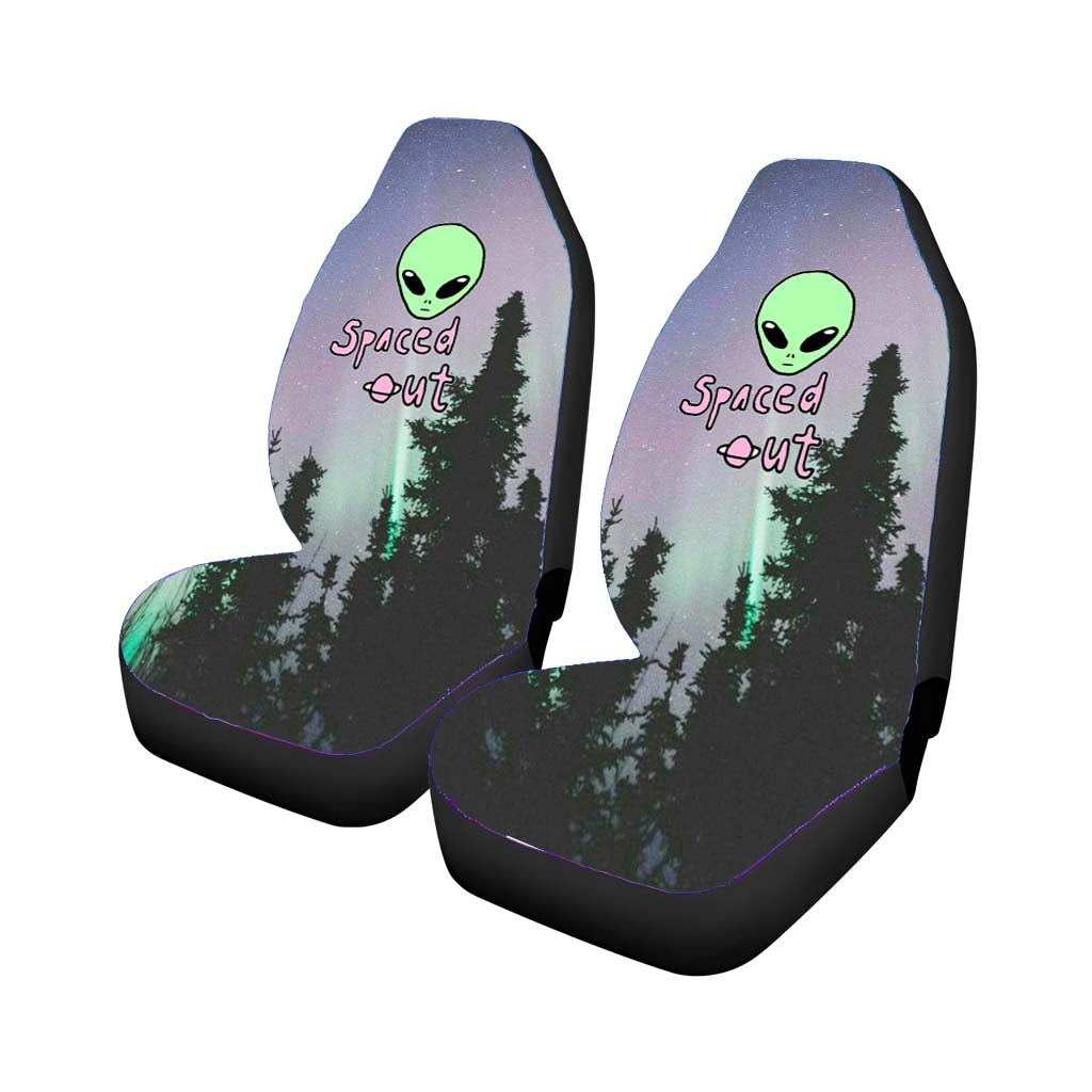 Aesthetic Spaced Out Alien car Seat Covers