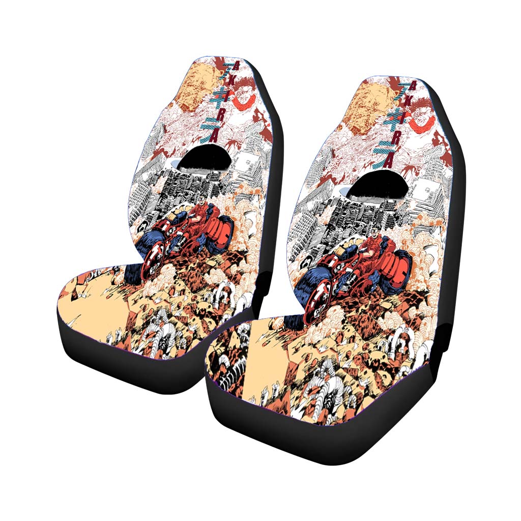 Akira Abstract Doodle Art Style car Seat Covers