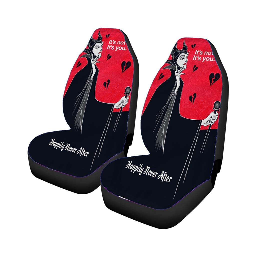 Anti Valentines Day Maleficent car Seat Covers