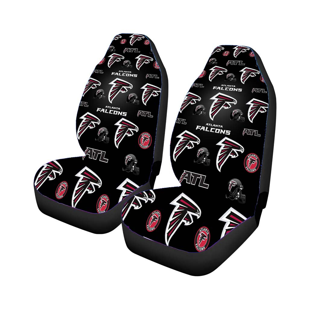 Atlanta Falcons Logo Pattern Black car Seat Covers