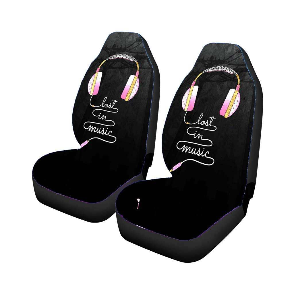 Audifonos Lost In Music car Seat Covers