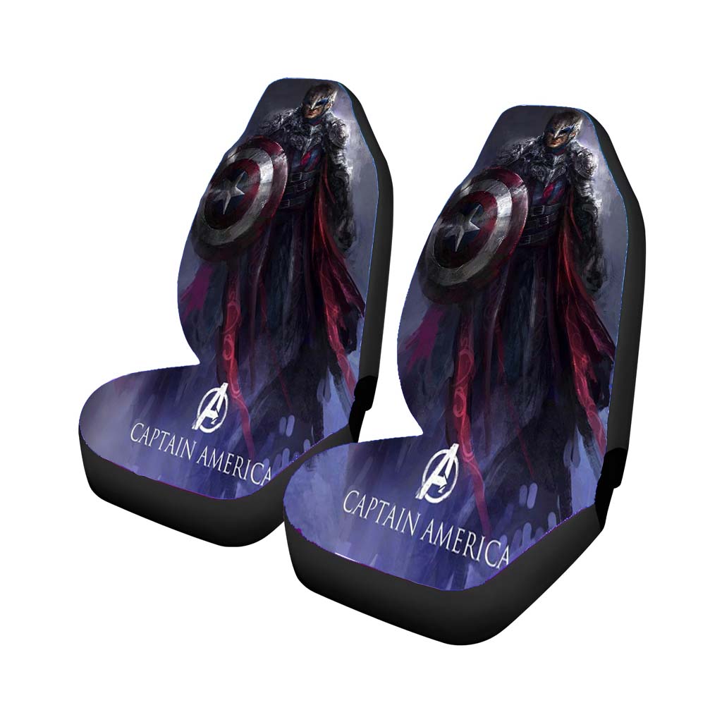 Avengers Captain America Mural car Seat Covers