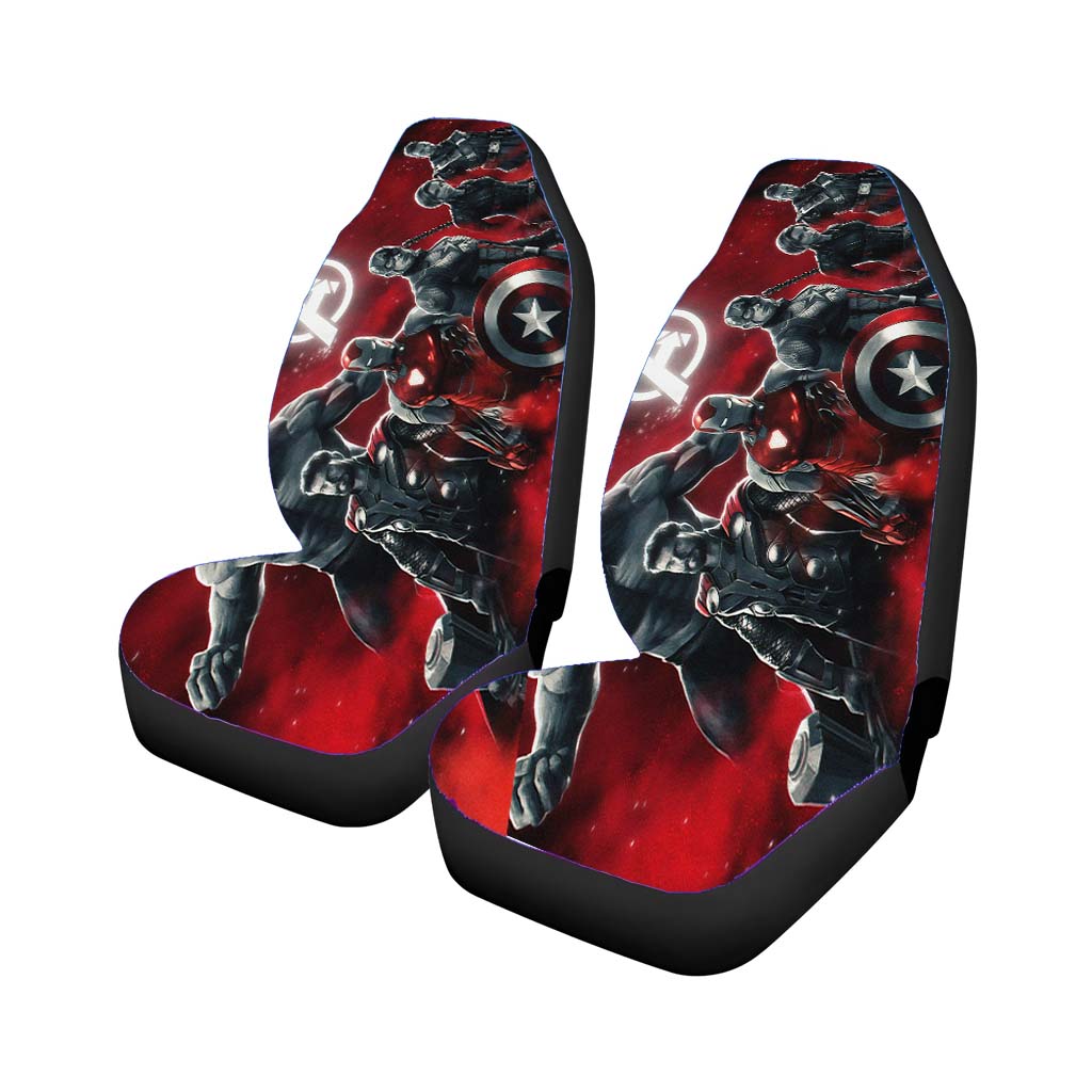 Avengers Endgame Characters Red car Seat Covers