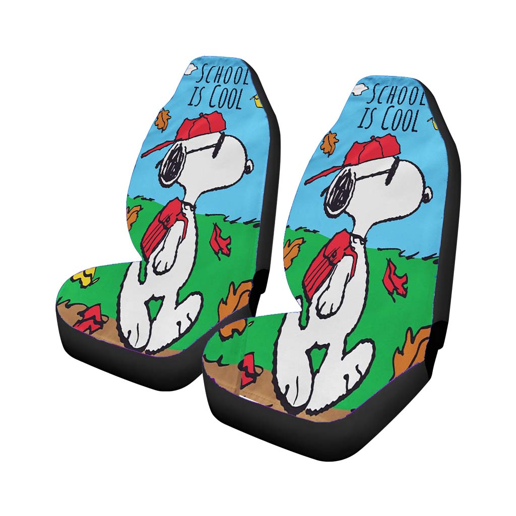 Back To School Snoopy car Seat Covers