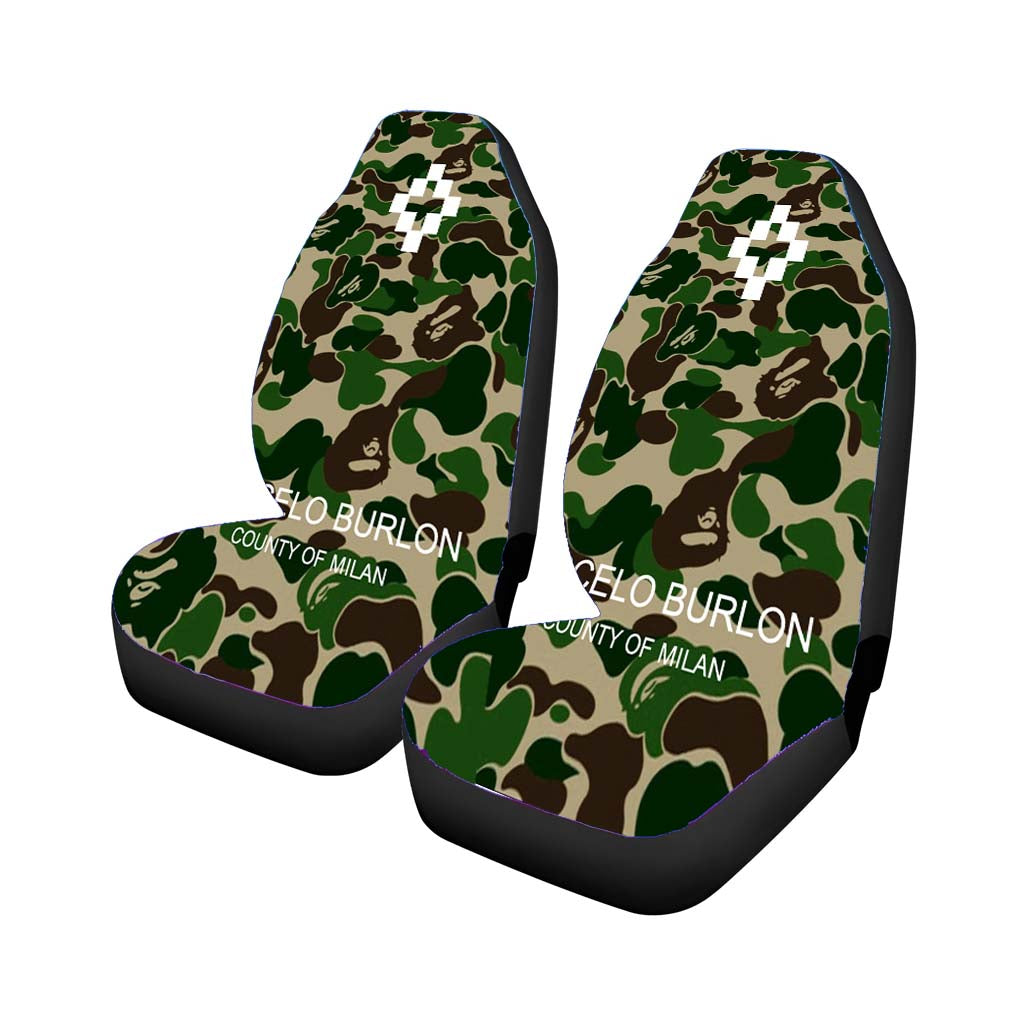 Bape Shark Green Marcelo Burlon Wallpaper car Seat Covers