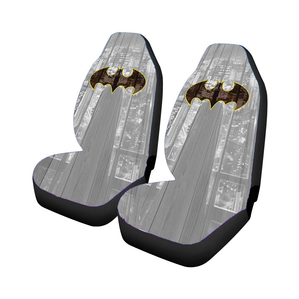 Batman Logo Wood Wallpaper car Seat Covers