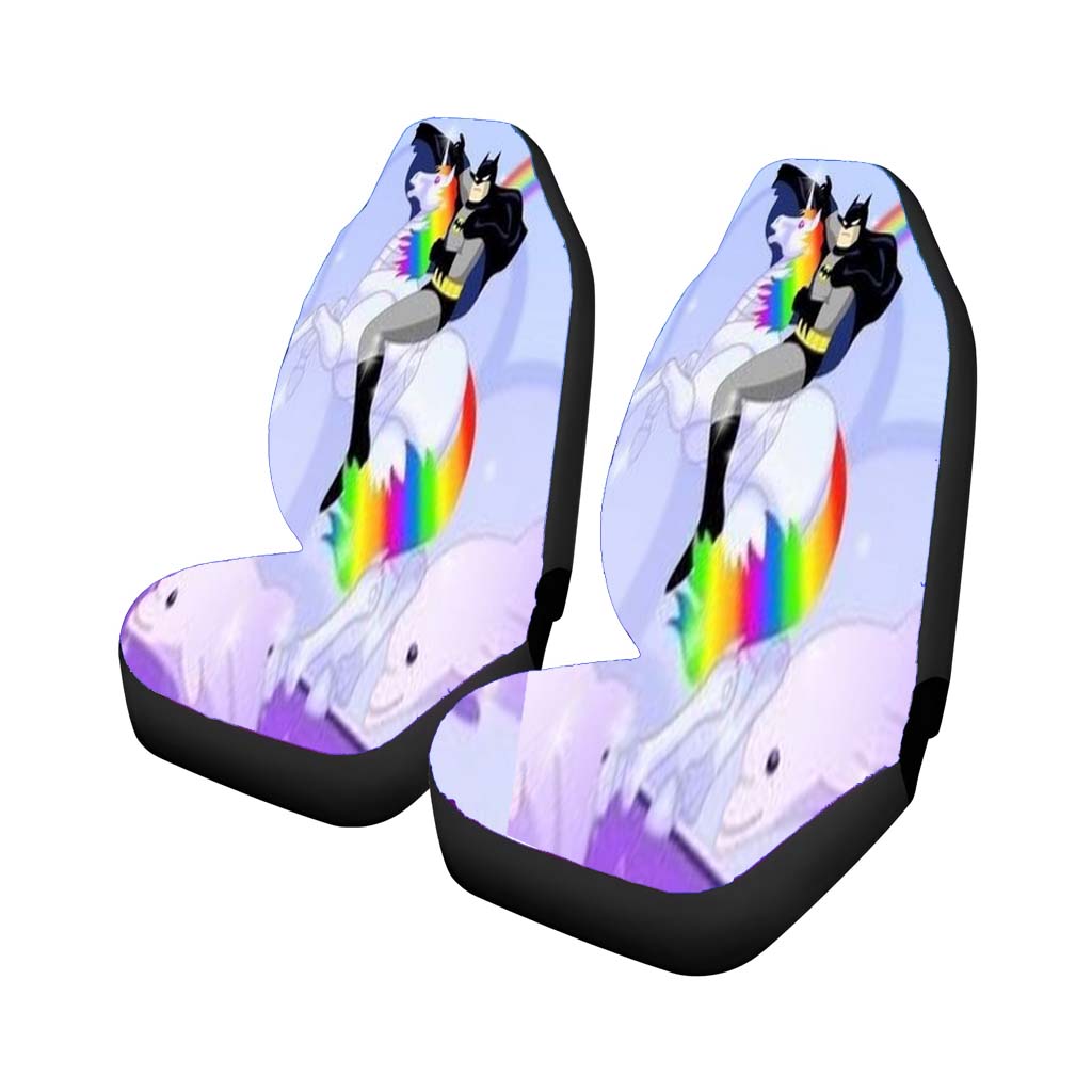 Batman Riding Robot Unicorn car Seat Covers