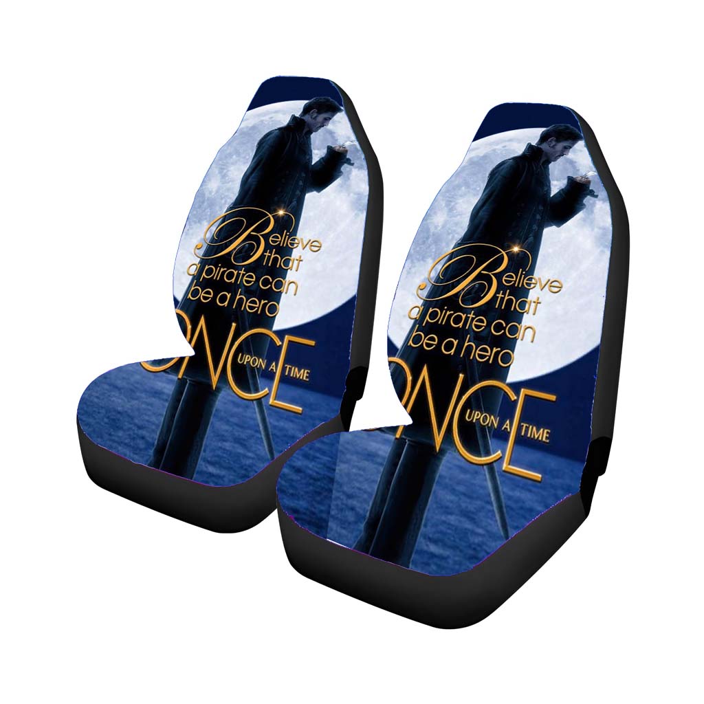 Believe That Pirate Can Be A Hero Captain Hook car Seat Covers
