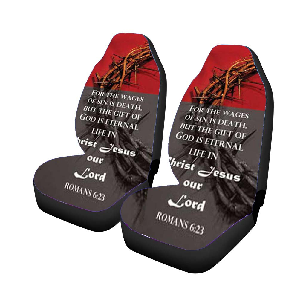 Bible Verse Crown Of Thorns car Seat Covers