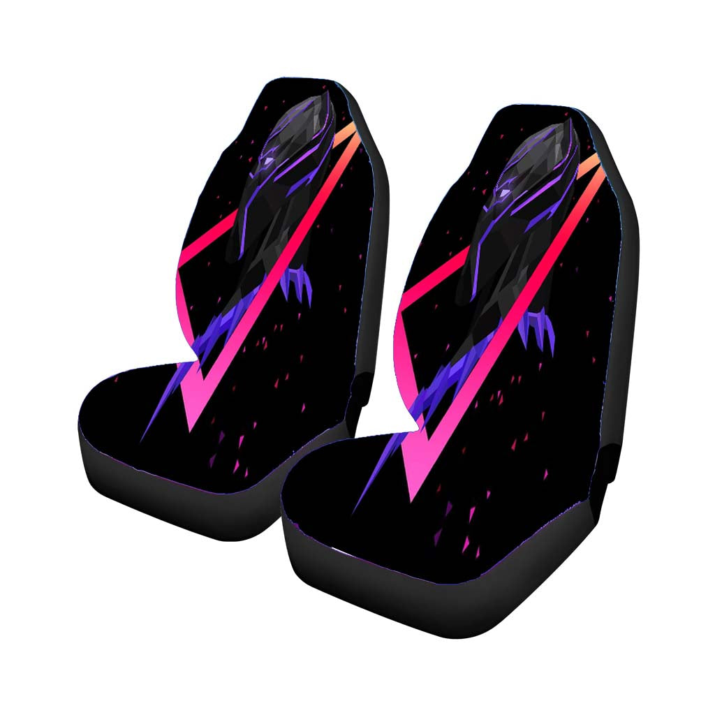 Black Panther Low Ploy Artwork car Seat Covers