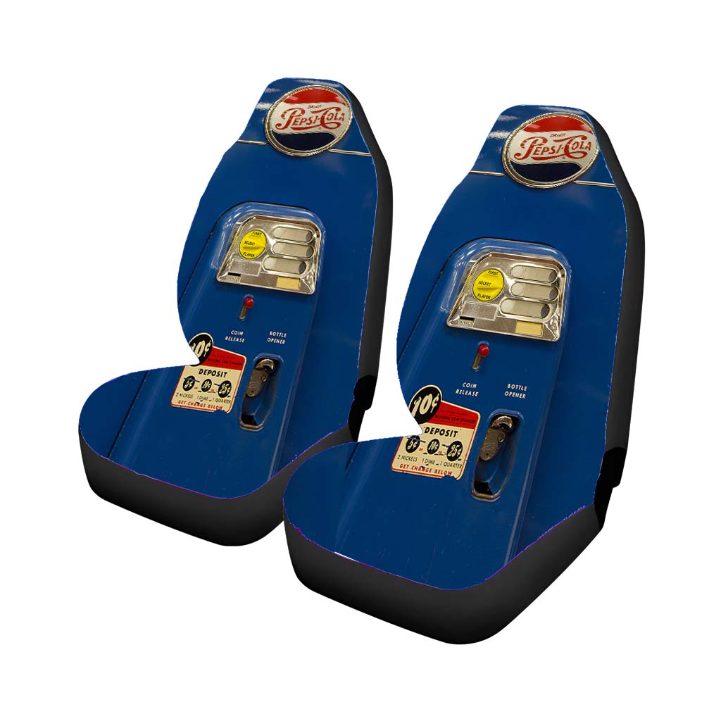 Blue Pepsi Cola Vendo Machine car Seat Covers