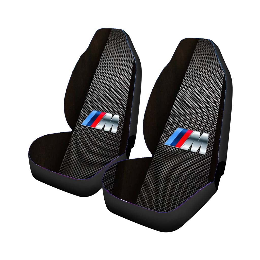 Bmw Fiber Carbon M Series Logo Wallpaper car Seat Covers