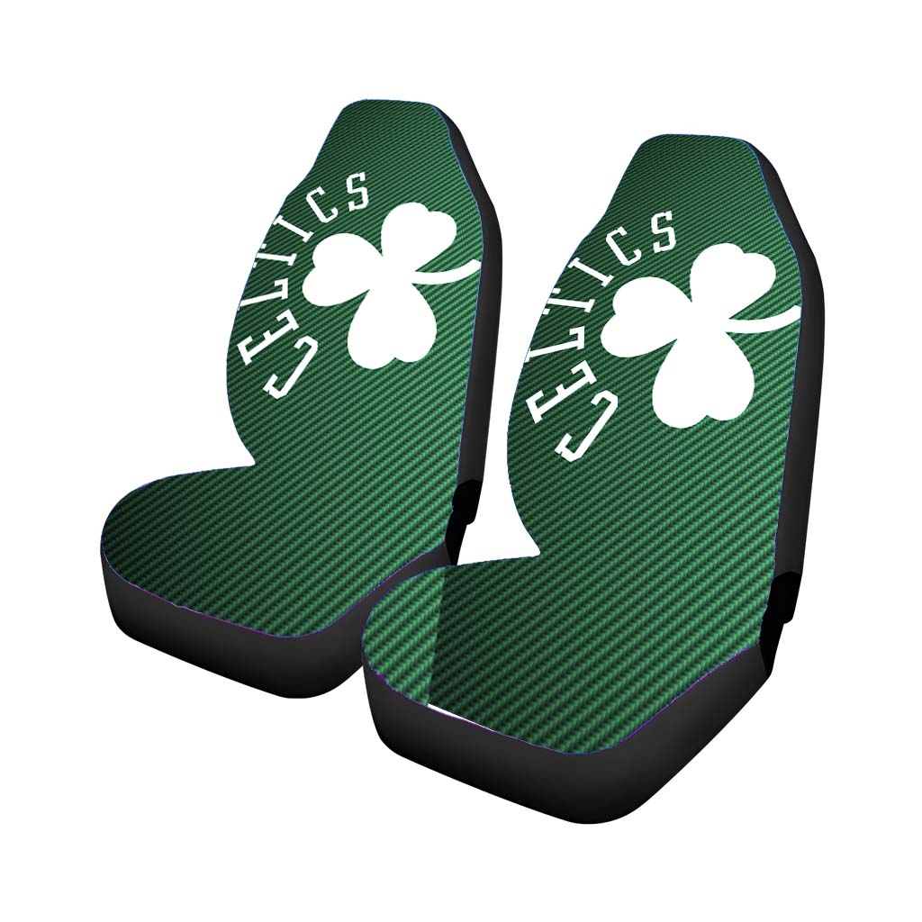 Boston Celtics Green Carbon car Seat Covers