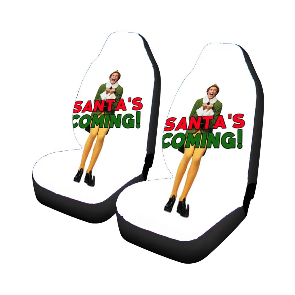 Buddy The Elf - Santa'S Coming car Seat Covers