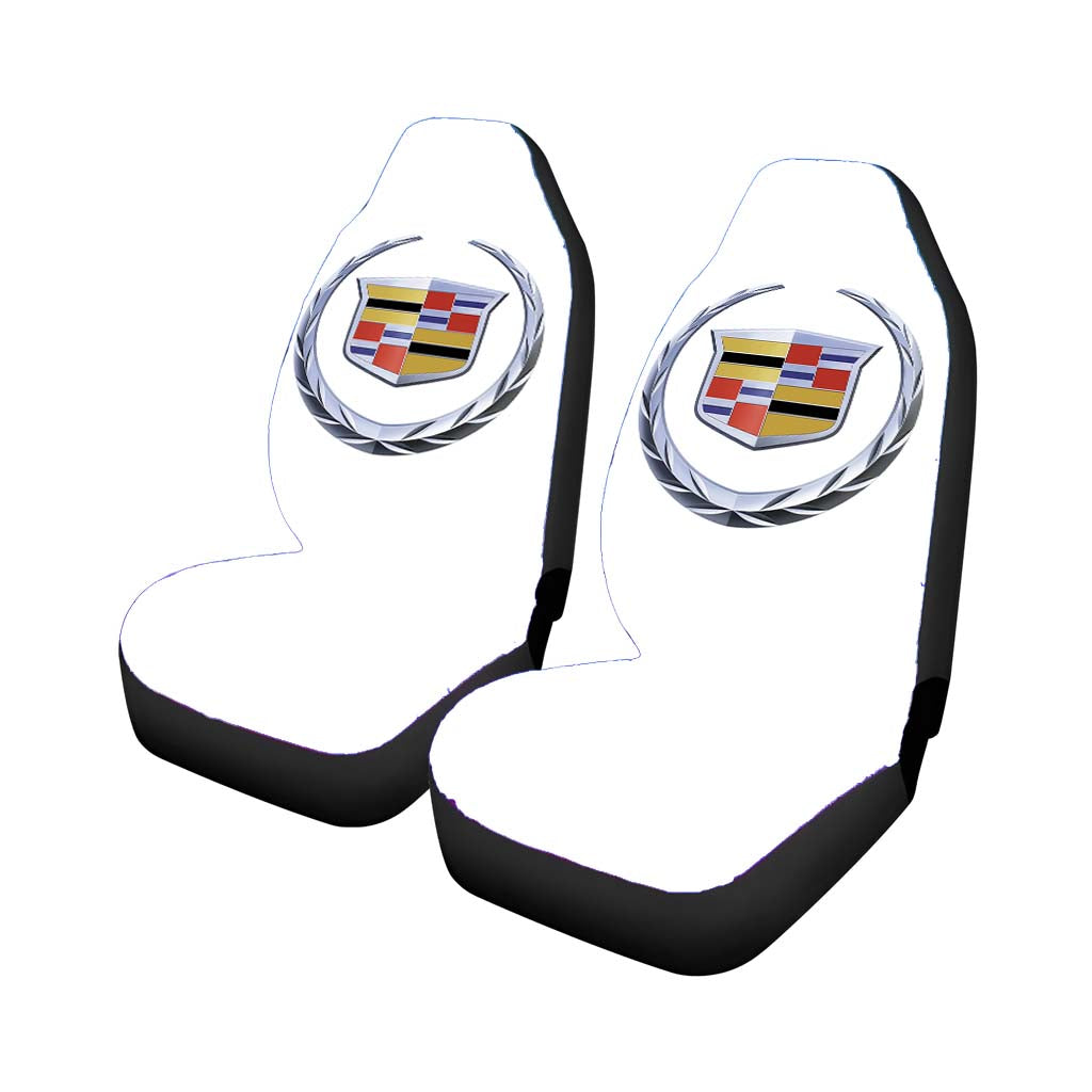 Cadillac Logo White car Seat Covers