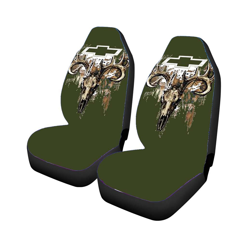 Camo Chevy Fill Skullc car Seat Covers