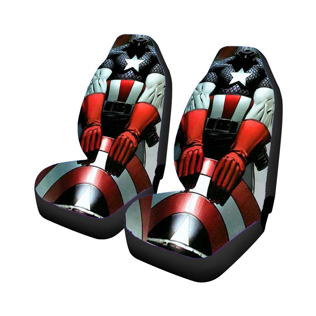 Captain America Cartoon Marvel car Seat Covers