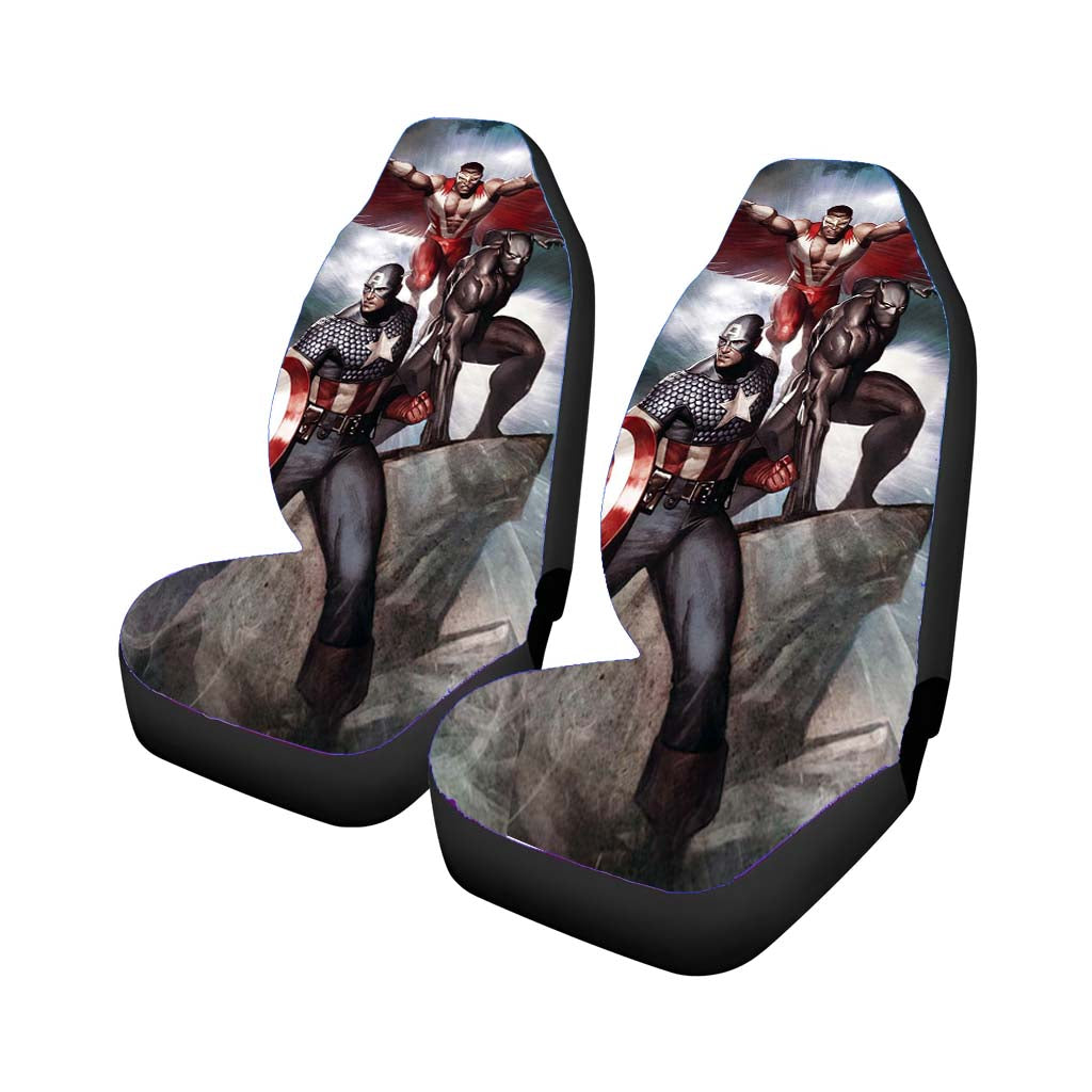 Captain America Falcon Panther car Seat Covers