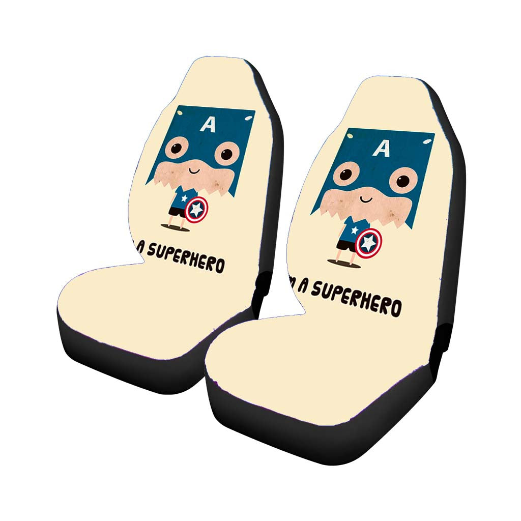 Captain America Kid Vector car Seat Covers