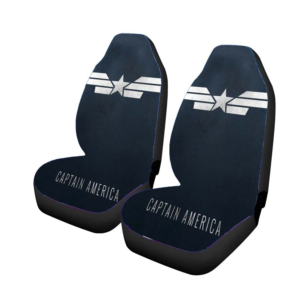 Captain America Logo Strenght car Seat Covers