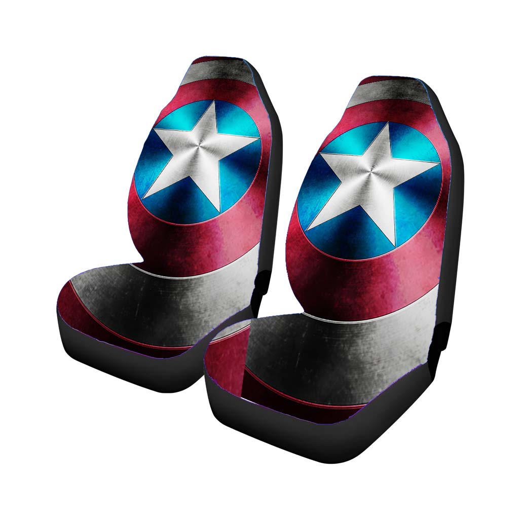 Captain America Shield Inspired car Seat Covers