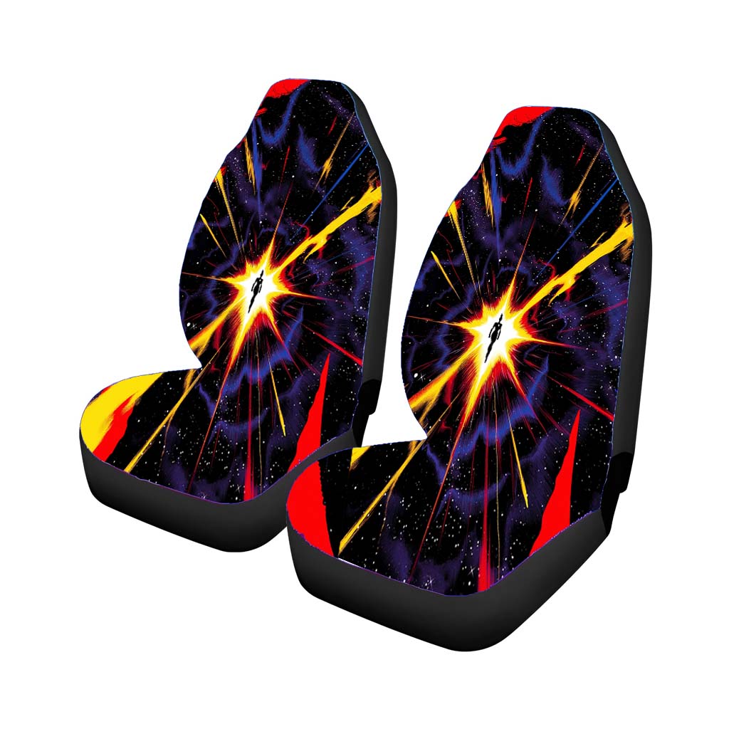 Captain Marvel Artwork car Seat Covers