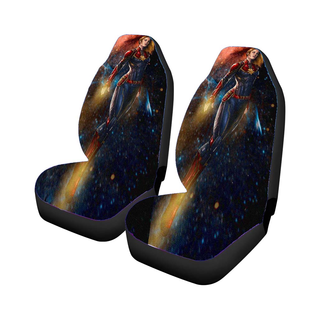 Captain Marvel Fly On The Planet car Seat Covers