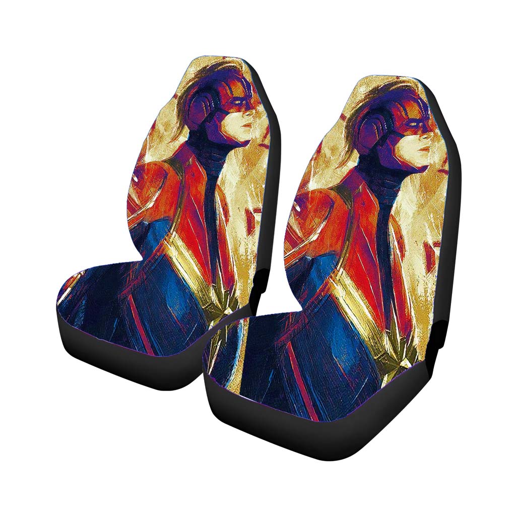 Captain Marvel Paint car Seat Covers