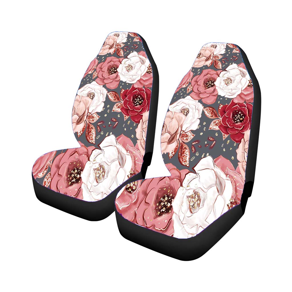 Carnation Flowers Art car Seat Covers