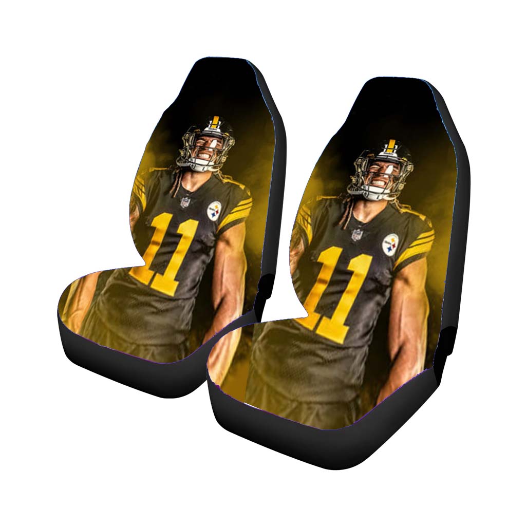 Chase Claypool Pittsburgh Steelers car Seat Covers