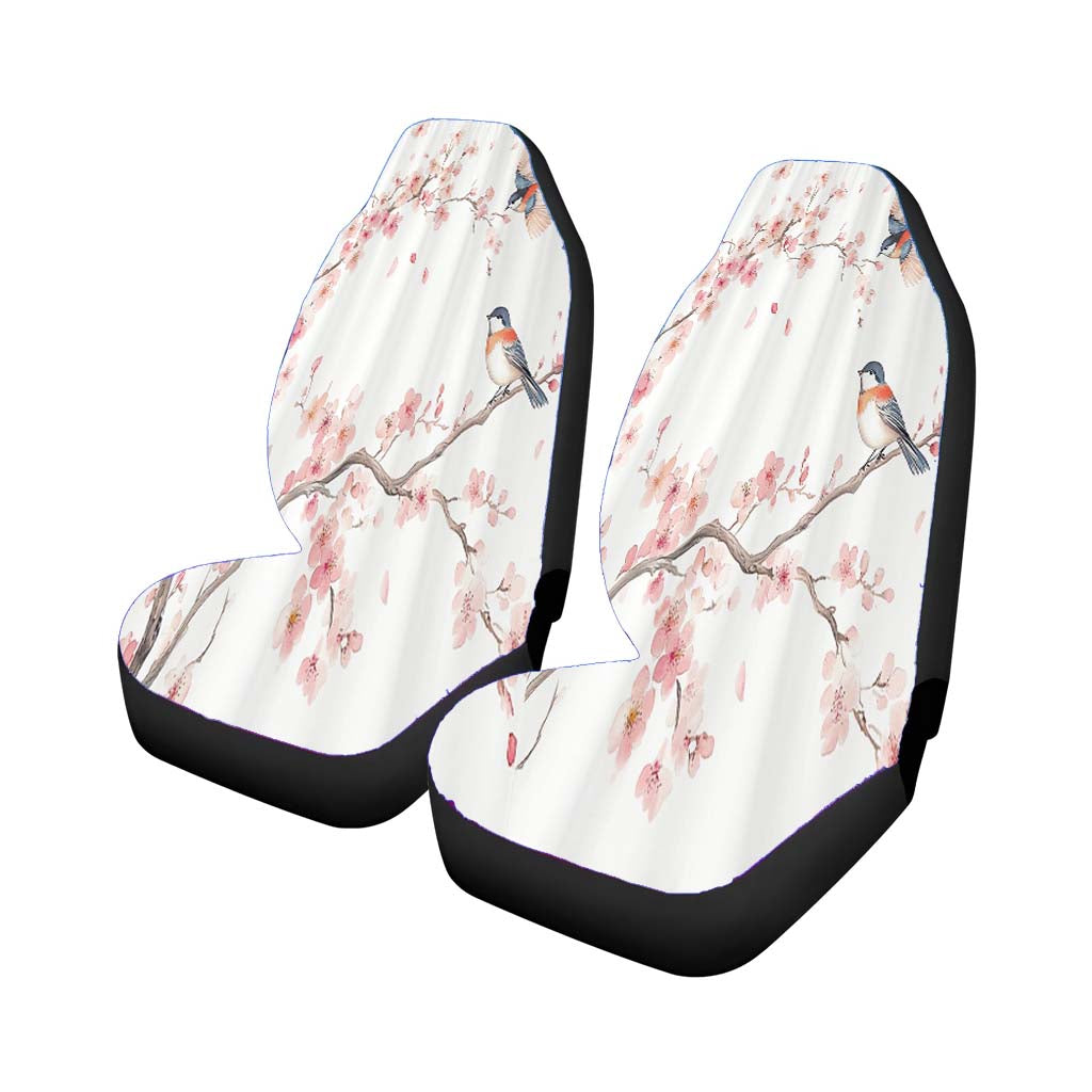Cherry Blossom Bird car Seat Covers