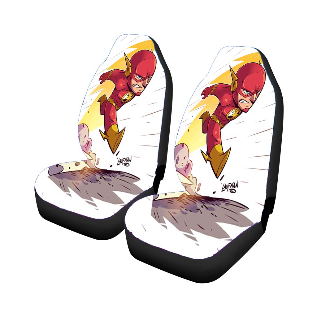 Chibi Dc Comics Flash car Seat Covers