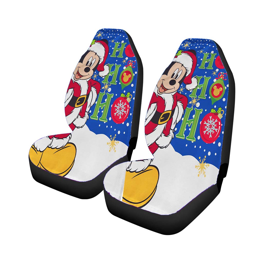 Christmas Disney Santa Mickey car Seat Covers