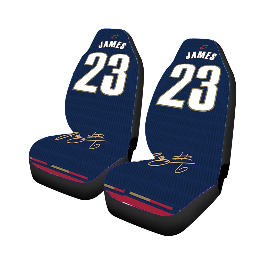 Cleveland Cavaliers James Blue car Seat Covers