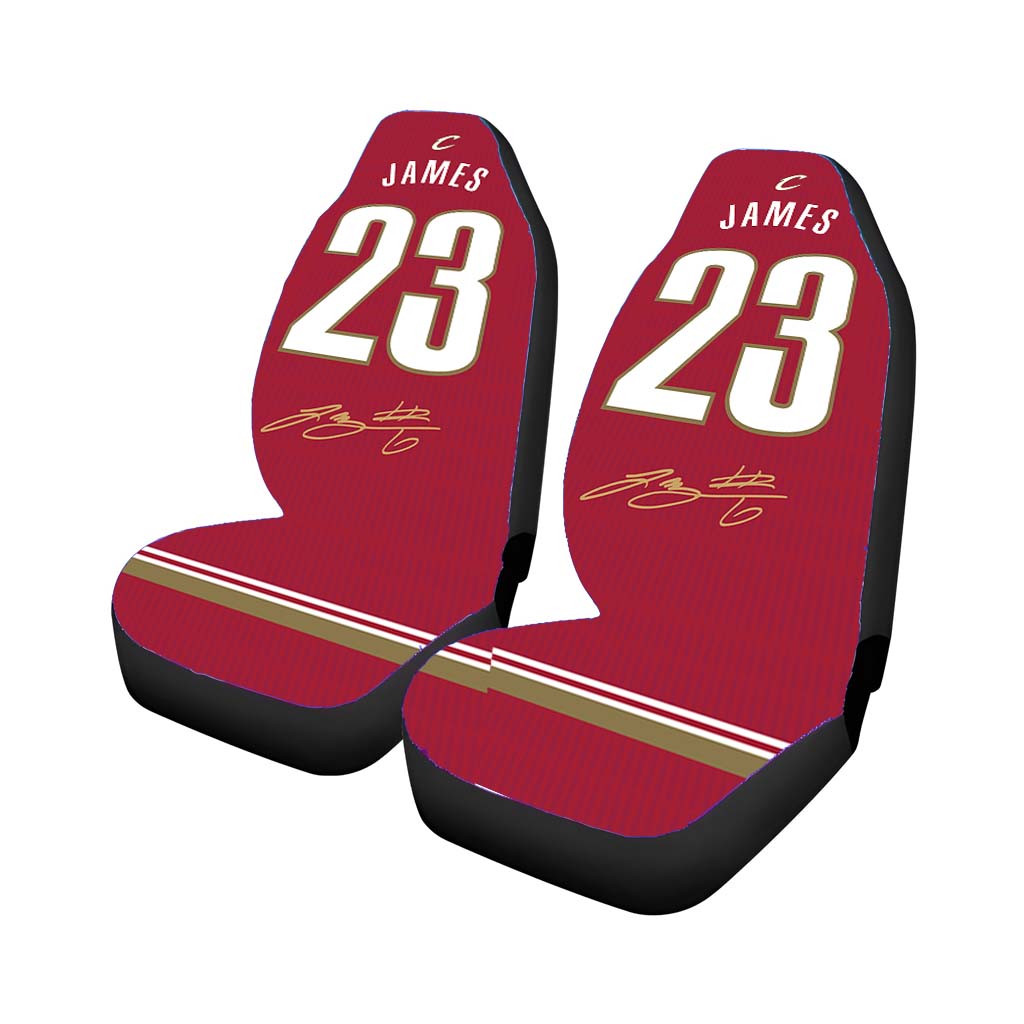 Cleveland Cavaliers James Red car Seat Covers