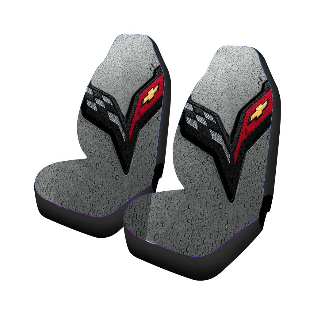 Corvette Water Drop Logo car Seat Covers