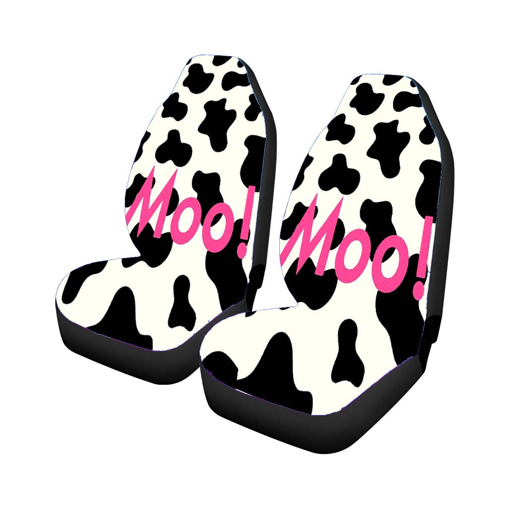 Cow Moo Pattern car Seat Covers