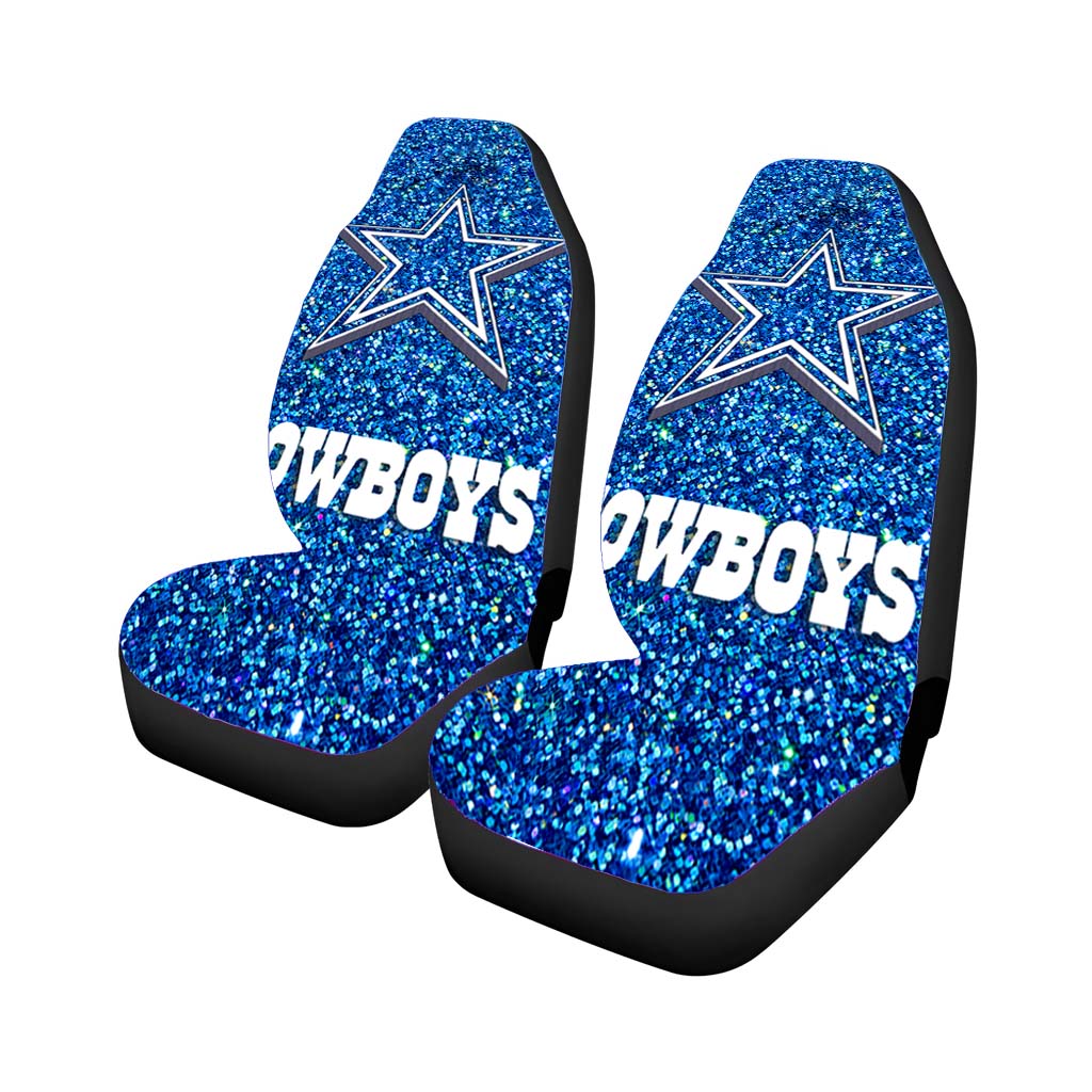 Dallas Cowboys Blue Sparkling Glitter car Seat Covers