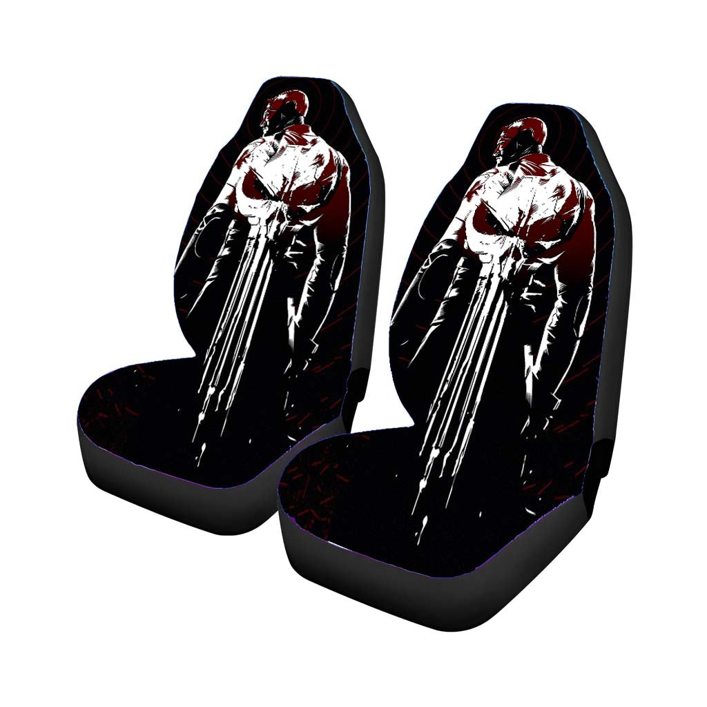 Daredevil X Punisher Poster car Seat Covers