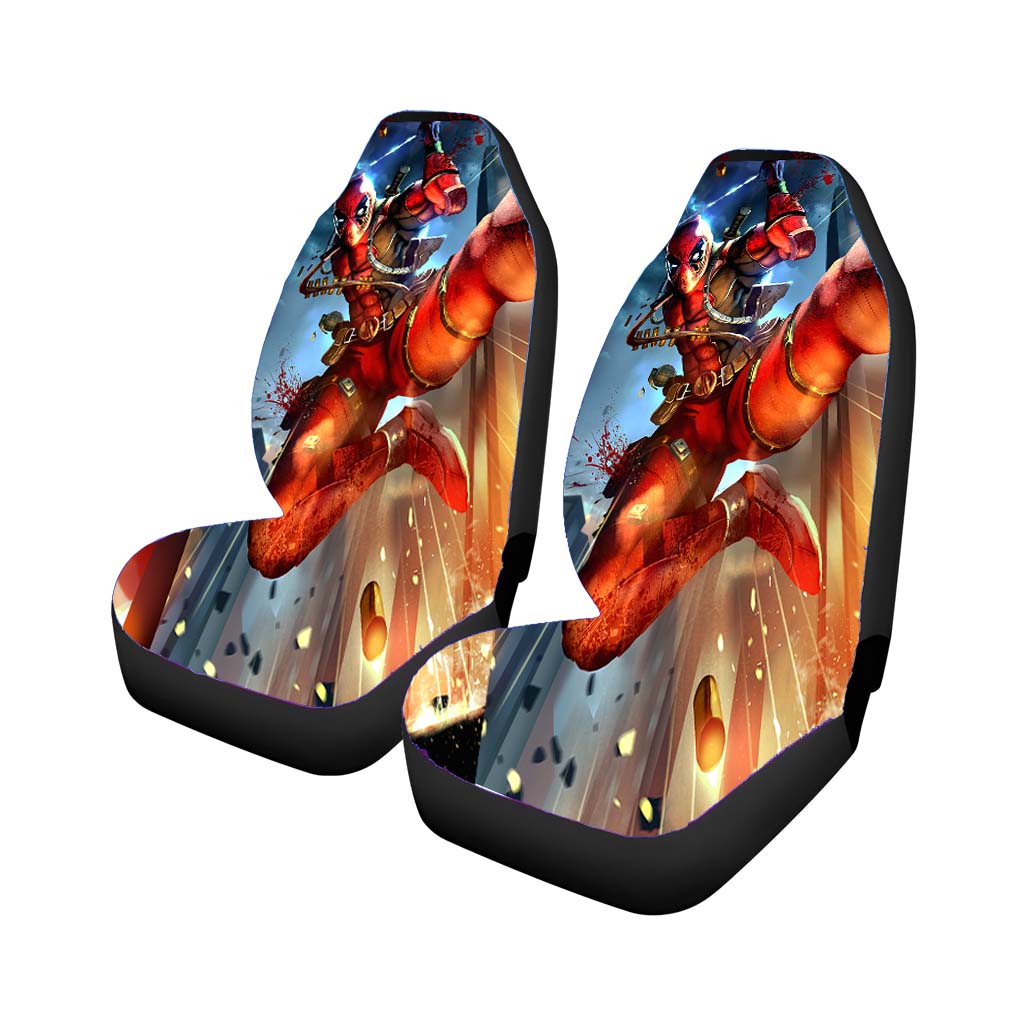 Deadpool Fan Art car Seat Covers