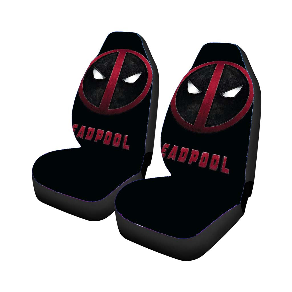 Deadpool Logo Face car Seat Covers