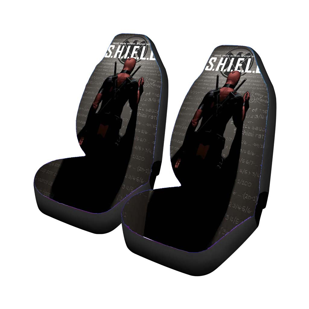 Deadpool Shield car Seat Covers