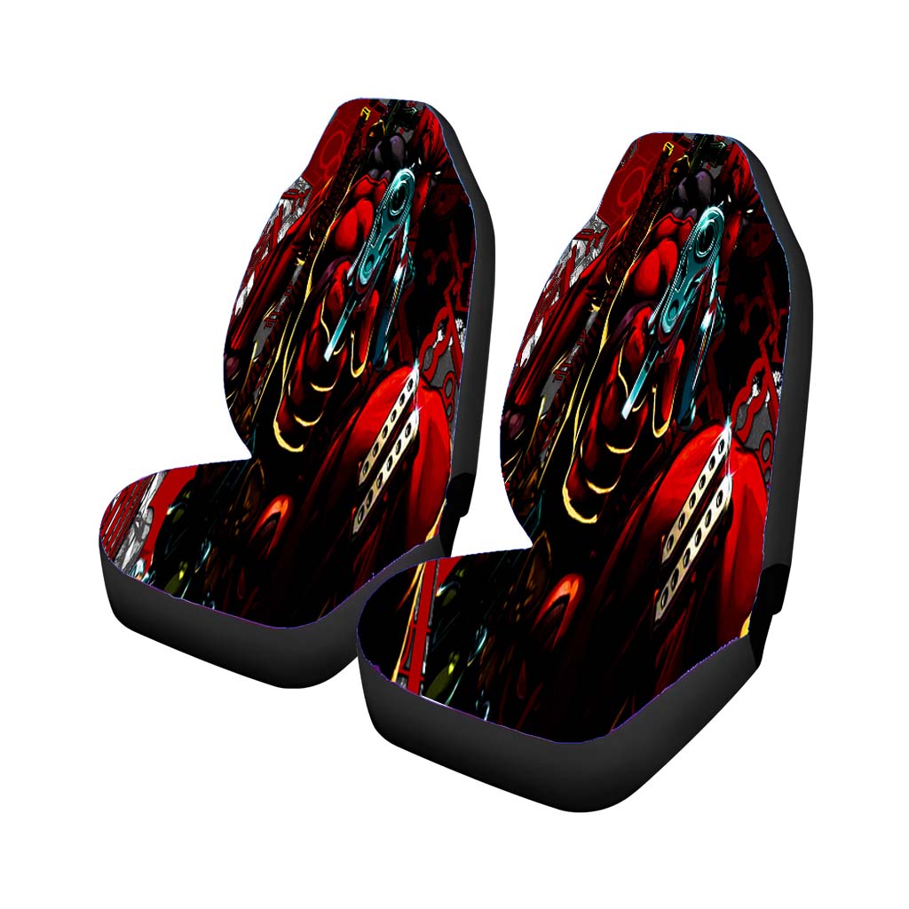 Deadpool Shoot'Em car Seat Covers