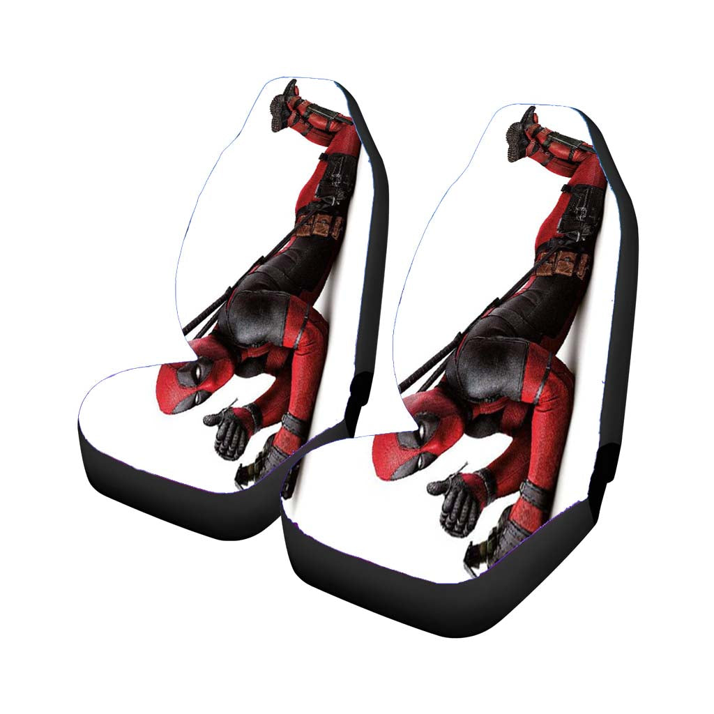 Deadpool Superhero With A Bom car Seat Covers
