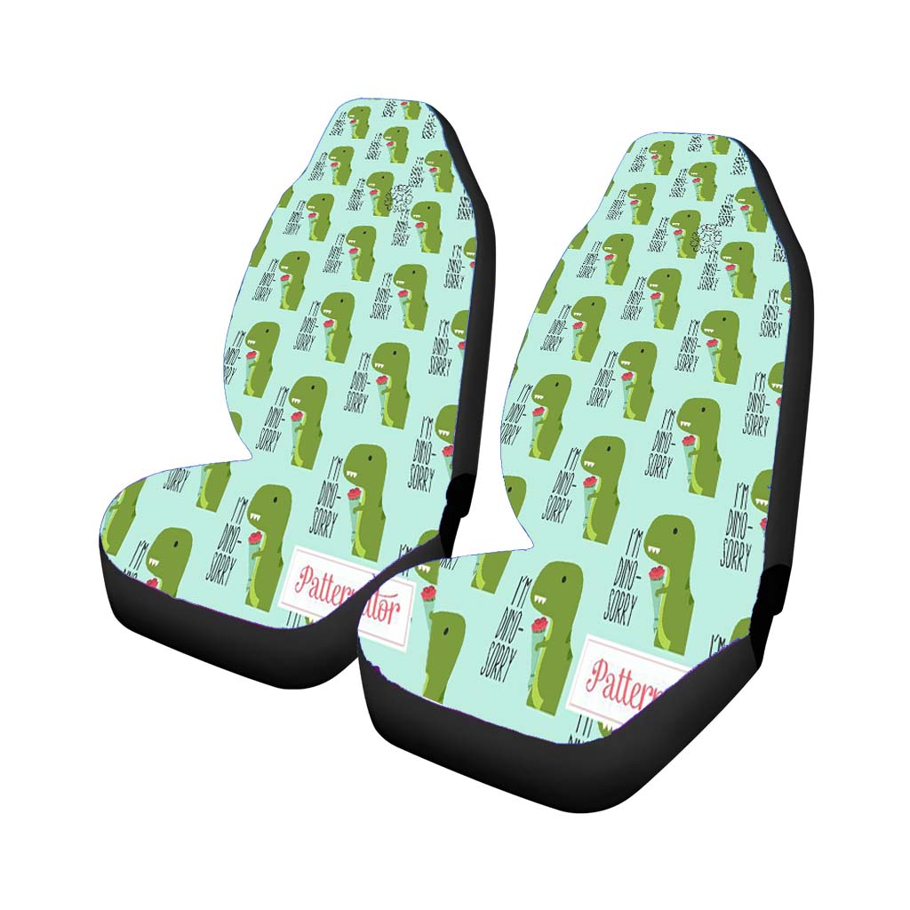Dinosorry Pattern August car Seat Covers