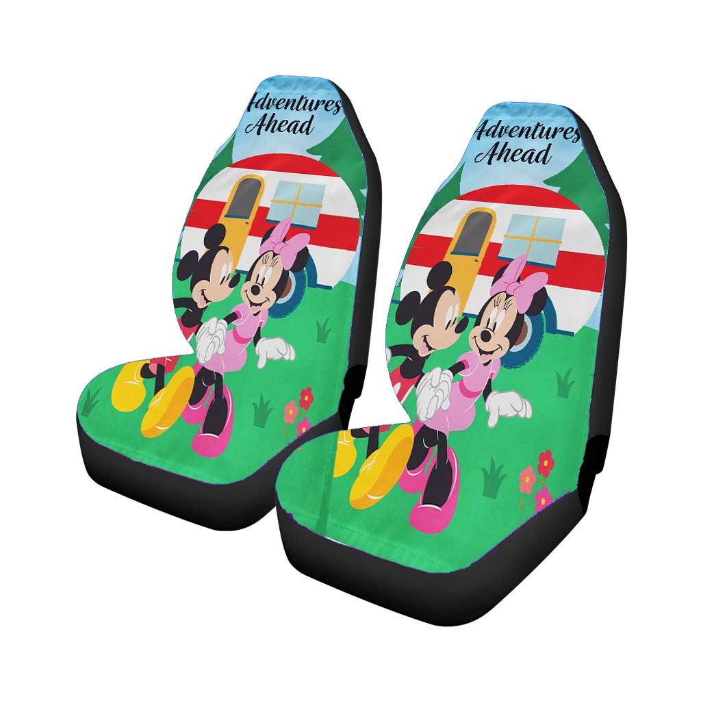 Disney Adventures Ahead Camper Mickey And Minnie car Seat Covers