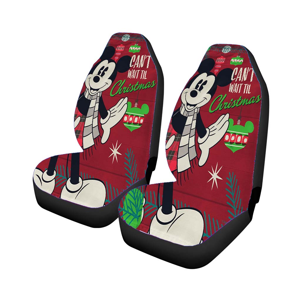 Disney Can'T Wait Til Christmas Mickey car Seat Covers