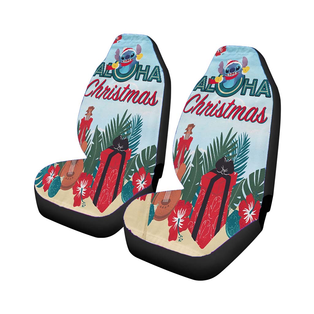 Disney Stitch Aloha Christmas car Seat Covers